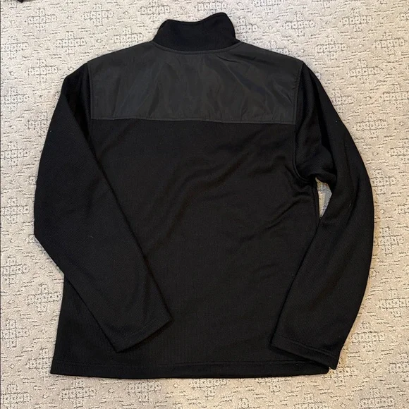 Spyder Men's Half Snap Pullover Black Large $129 Value NWT